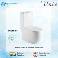 Unix One-piece Tornado Toilet Bowl