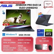 TERMURAH Laptop Asus ZenBook Pro Duo 14 Oled UX8402VU OLEDS911 RTX4050