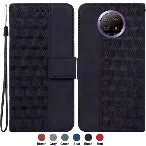 For Xiaomi Redmi Note 9T Capa for Funda Redmi Note 9 T Redmi Note 9 5G Case Fashion Magnetic Geometr
