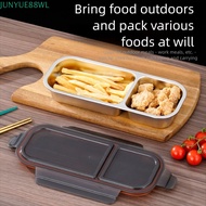 JUNYUE88WL Stainless Steel Lunch Box, 2/3 Grids Leak-proof Food Storage Container, Easy-to-Clean Fre
