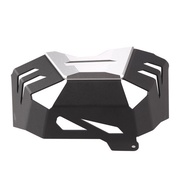 1 Set Hitam+Perak Aluminium Aloi Motosikal Pengawal Enjin Kepala Silinder Pengawal Silinder Pengawal