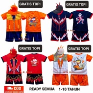 Boboiboy Suits Boys Costumes SOLAR/ORI/Fire/Lightning/ BOBOIBOY Suits Free Complete Hats