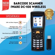 Barcode Scanner PDT 1D Wireless - Iware DC108 / DC-108 Scaner Barcode 1 Dimensi