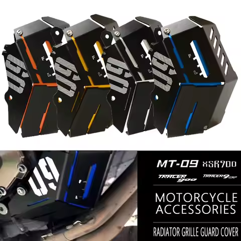 For Yamaha MT09 FZ09 FJ09 FZ MT FJ 09 XSR 900 Tracer 9 GT Motorcycle Radiator Guard Coolant Recovery