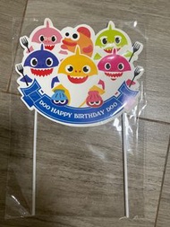 Baby Shark蛋糕裝飾牌