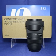 『收機鏡』『Trade In優惠』新淨 Sigma 16-300mm F3.5-6.7 For Fujifilm 萬用天涯鏡 DC半幅用 等效24-450mm 18倍變焦 內置防震 行山 旅行一流 1