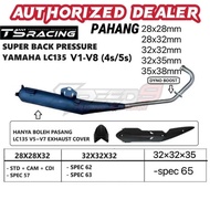 back pressure TS Racing exhaust Y16 LC135 v1-v8 4s