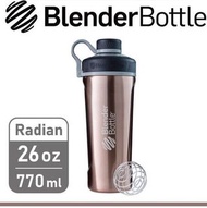 美國 Blender Bottle 雙層保冷不鏽鋼搖搖杯 26oz/770ml（香檳金 純售杯子不含搖搖球