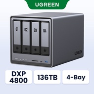 UGREEN NASync DXP4800 4-Bay Desktop NAS, Intel N100 Quad-core CPU, 8GB DDR5 RAM, 32G eMMC, 2 * 2.5Gb