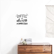 ACC DECOR = [ Hight Quality ] SMOOTH coffee shop wall stickers Cafe accessories Cafe wall paper cafe