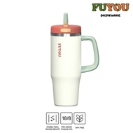 FUYOU HandySip SunsetIVORY - 1 Liter Stainless Steel Tumbler