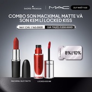[SVIP T9 OFFER] MAC - Set of 2 Piece: Locked Kiss Ink Lipstick, Macximal Matte Lipstick