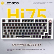 AULA LEOBOG Hi75 Aluminum BareBone Keyboard Kit 75% RGB Light Hot Swappable Custom Keyboard with Kno