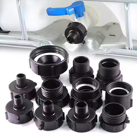 1/2" 3/4" 1" 1.5" 2" 3" 4" IBC Water Tank Conver Adapter Fine x Coarse Thread 1000L Ton Barrel Garde