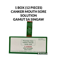 12 PIECES (1 BOX) CANKER MOUTH SORE SOLUTION GAMUT SA SINGAW