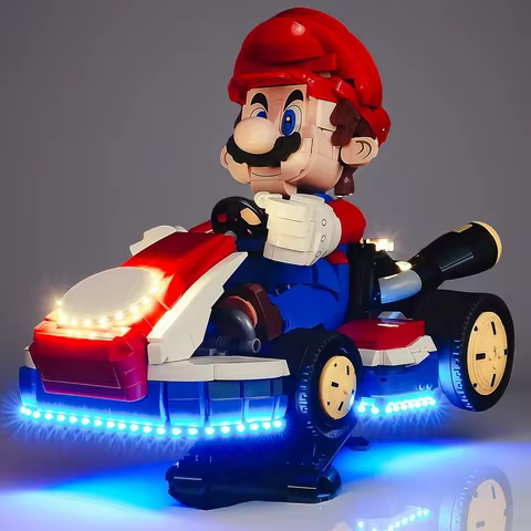 HPROSPER 5V LED Light (No Model) For LEGO Mario Kart Mario & Standard Kart 72037 Decorative lights W