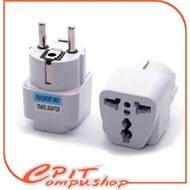 Over plug 3-pin plug three to 2-pin Two sockets Adapter Travel Converter