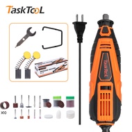TASKTOOL เครื่องเจียร์ เครื่องเจียร์ไฟฟ้า สว่านจิ๋วไฟฟ้า รุ่นอัพเกรด พลังงานสูงขึ้น ปรับความเร็วได้ 