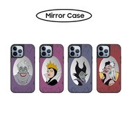 Casetify Disney Villains Single Mirror Soft Silicone Case Cover For iPhone 15 11 12 13 Mini 14 Plus Pro X XS Max XR Casing