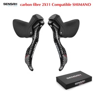 SENSAH Road Bike Shifter 2x11 Speed Brake Lever Bicycle Derailleurs Groupset For shimano R7000 R8000 105 Rear Derailleurs