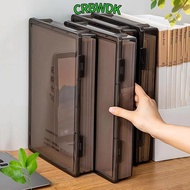 CRBWDK Certificate Storage Box, Dustproof Plastic A4 File Box, Practical A4 Multifunctional Transpar