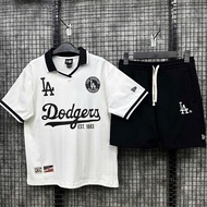 ( Auth ) Polo Jersey New Era x MLB LA DODGERS Unisex Men Women