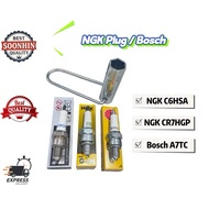 NGK G-POWER G POWER SPARK PLUG CR7HGP C6HSA BOSCH A7TC PLUG Pembuka plug