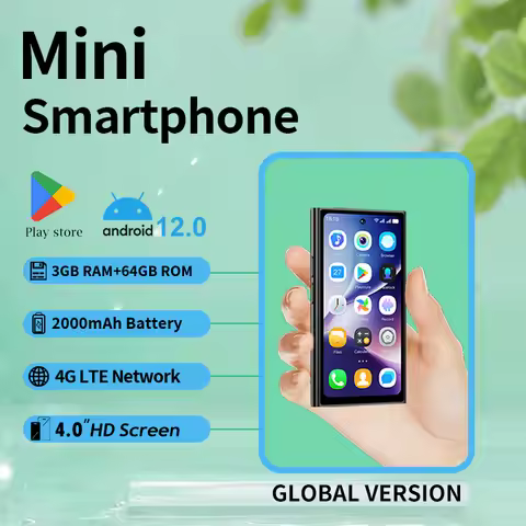 ONEMYTH S26 Pro 4.0-inch Mini Smartphone | Android 12 System | Supports Global 4G Dual SIM | 3GB+64G