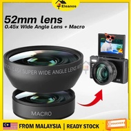 KiTBEEZ🔥 52mm Digital Camera Lens Wide-angle Fixed Focus 2-in-1 SLR Professional Camera Lens For KP-
