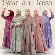 Syaqiah Dress by Attin Original/Gamis cantik berkualitas Gamis busui