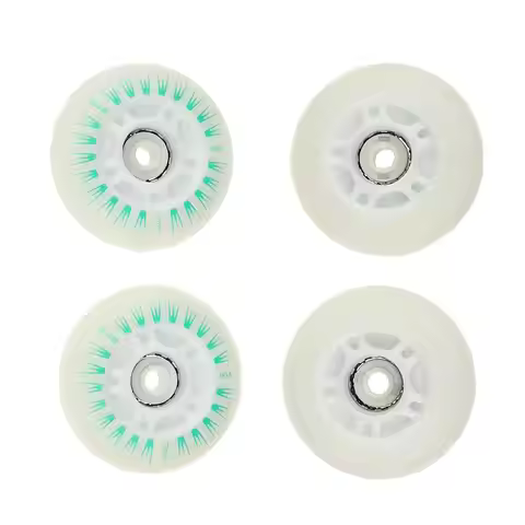 DIY Roller Skates Wheels Luminous Inline Skate Wheel for Freeskate Inline Skates and Power Slide Ska