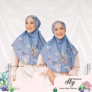 Hijabwanitacantik - Instan Baiti Sahara Series | Hijab Instan Bergo Motif | Bergo Cantik Motif