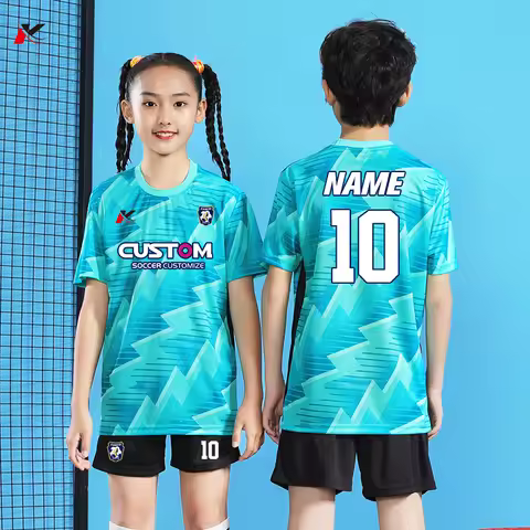 New Design Training Soccer Uniform Football Jersey Full Set College Football T-Shirts Sublimation So