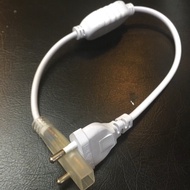 LED hose light plug socket 5050 2835 led strip connector socket 2835 neon flex plug socket