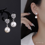 Summer s999 Simple Earrings Female Fashion Emperor Feng Sterling Silver Sweet Earrings Korean Versio