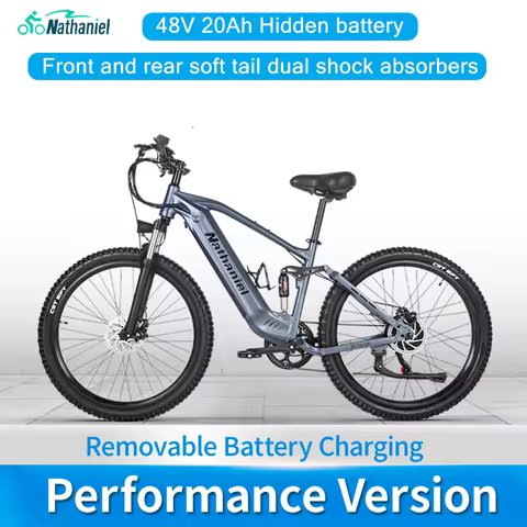 Nathaniel SYR03 Electric bike 27.5"1000W Adult electric assisted bike 48V 20Ah large capacity detach
