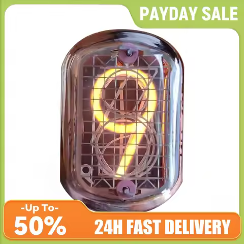 1Pcs IN-12 IN12 Glow Tubes Symbol Tube with Decimal Point Nixie Tube Clock Glow Tube for Glow Clock 