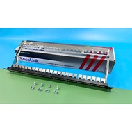 PicoLink PL-F1U24P-C7 24-Port Cat7 FTP 1U Patch Panel Connection Bar – Anti-Interference, Genuine