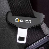 2pcs Buckle Plug Leather Car Seat B Protective Cover for Smart Eq Fortwo Forfour 453 451 452 450