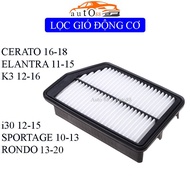 (A242) Car Engine Air Filter for K3 12-16, Cerato 16-18, Elantra 11-15, Rondo 13-20, i30 12-15, Spor