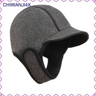 [chiwanji4x] Dive Hood with Brim Thermal Dive Hood Open-Face Headwear for Surfers, Surfing, Snorkeli