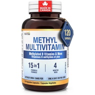 Herba Multivitamin Methylized Complex, Containing 500mg TMG and B Vitamin Methyl Complex-120 Capsule