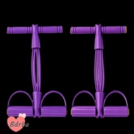 BDRBA 2PCS Pedal Resistance Band, T Handle 4 Tube Resistance Band Trainer, Compact 6 Tube ABS Dual F