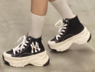 [MLB KOREA] 100％ Authentic CHUNKY HIGH SNEAKERS SHOES