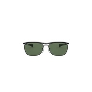 [RayBan] Sunglasses 0RB3619 Men's Glitter Black / Green Polar Lens 60