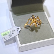 Cincin bunga emas 375 C43