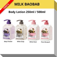[MILK BAOBAB]Milk Baobab Body Lotion 4 type Scent From Korea(250/500ml)