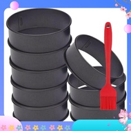 [a1t7jhwv]8 Pack Stainless Steel English Muffin Rings 4 Inch Crumpet Rings Nonstick Pastry Ring Mold