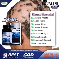 Obat Penumbuh Rambut Pitak Alopecia Areata Botak Koin Kerontokan Rambut Menipis Rontok Rambut Botak Sebelah Herbal Bio Squalene Softgel Original