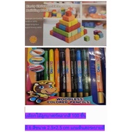 100 Colorful Cube Wooden Blocks Size 2.5 × 2.5 cm 6 Colors 100 Pieces (Free Art Coloring Pencil) Gre